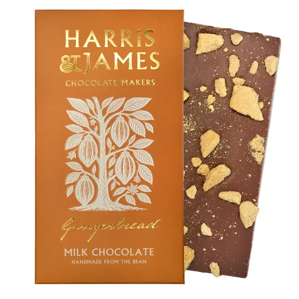 Harris & James Gingerbead Milk Chocolate 86g